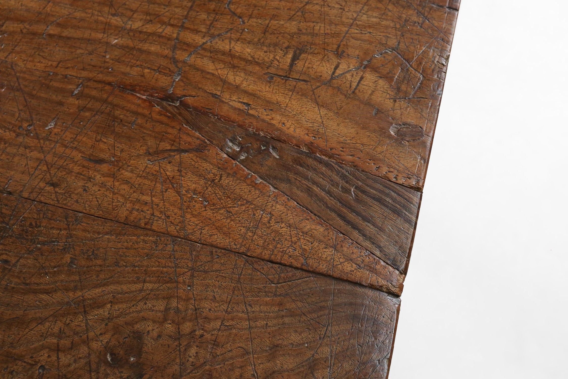 Antique Spanish Console Table in carved Oak, 18th Centurythumbnail